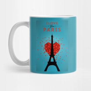 I Love You Paris Mug